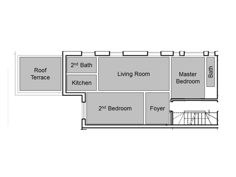 Unit 3B floor plan