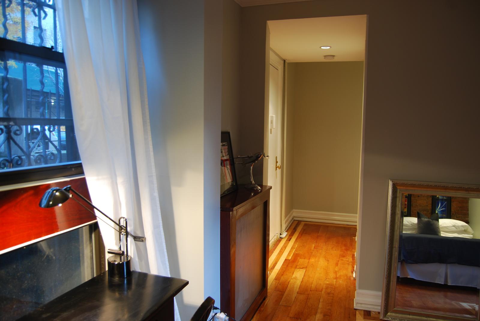 Window corner and hall