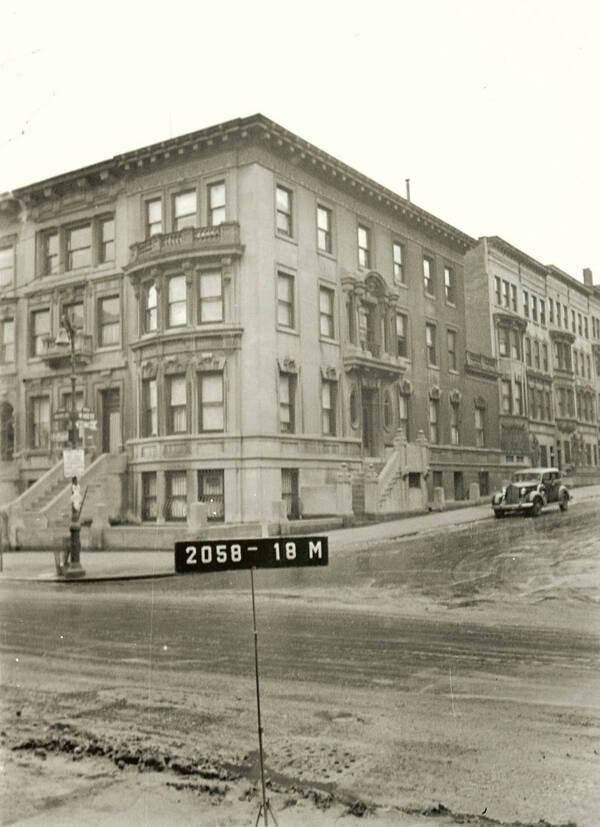 298 Convent Avenue in a 1940 city tax photograph